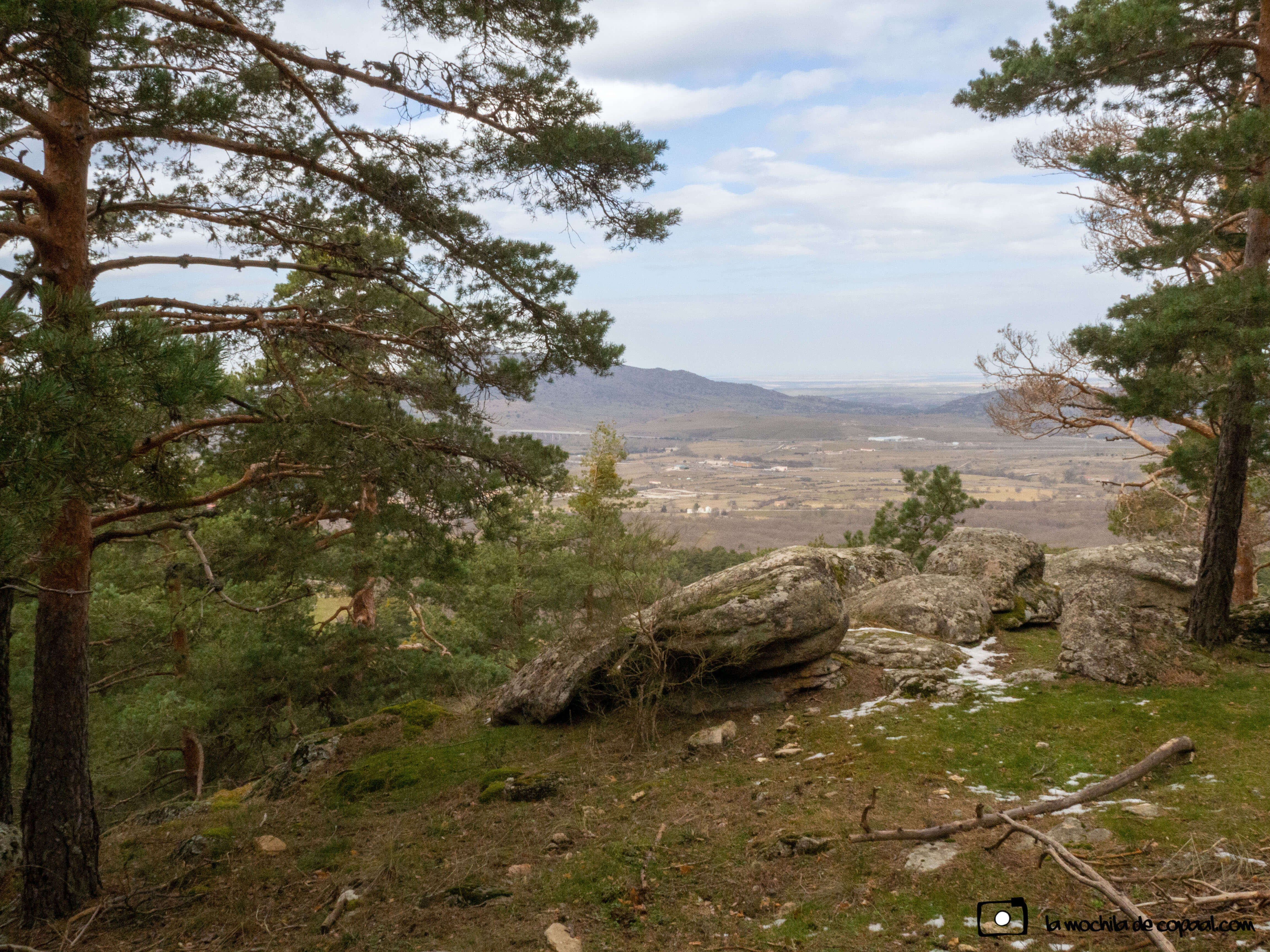 Meseta segoviana, senda
